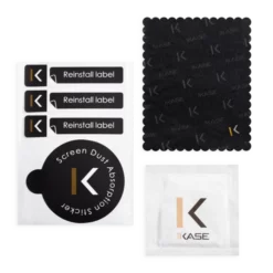 Protection D’écran Antibactérienne En Verre Trempé Ultra-résistant (100% De Surface Couverte) Pour Apple IPhone 14 Pro, Noir -TheKase Elegant Boutique 161884 large