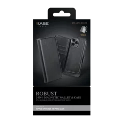 Etui & Coque Robuste Magnétique 2-en-1 Pour Apple IPhone 13 Pro Max, Noir Onyx -TheKase Elegant Boutique 162081 large
