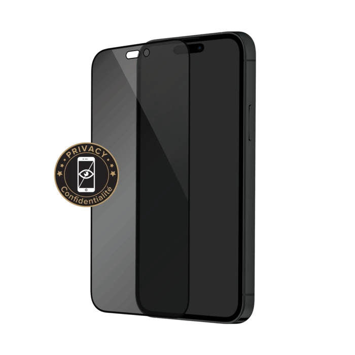 Protection D'écran Privée En Verre Trempé (100% De Surface Couverte) Pour Apple IPhone 14 Pro, Noir 3 Protection D'écran Privée En Verre Trempé (100% De Surface Couverte) Pour Apple IPhone 14 Pro, Noir