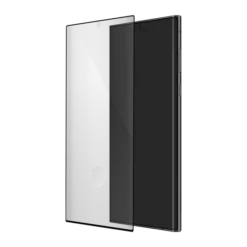 Protection D'écran En Verre Trempé Bord à Bord Incurvé Pour Samsung Galaxy S22 Ultra 5G, Noir