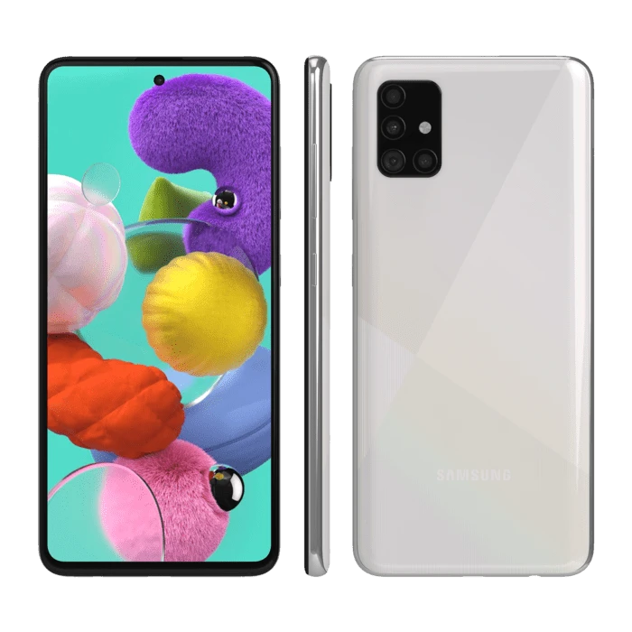 Samsung Galaxy A51 Reconditionné 128 Go, Blanc, Débloqué 6 Samsung Galaxy A51 Reconditionné 128 Go, Blanc, Débloqué – Image 4