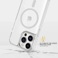 Coque Antibactérienne Antichoc Magnétique Invisible Pour Apple IPhone 13 Pro, Transparente -TheKase Elegant Boutique 162861 large