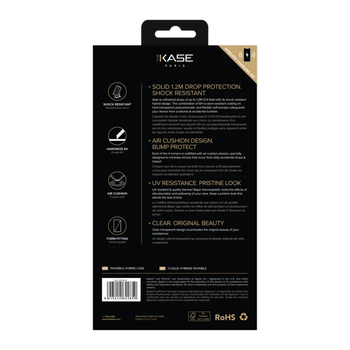 Coque Hybride Invisible Pour Apple IPhone 13 Pro Max, Transparent 10 Coque Hybride Invisible Pour Apple IPhone 13 Pro Max, Transparent – Image 8