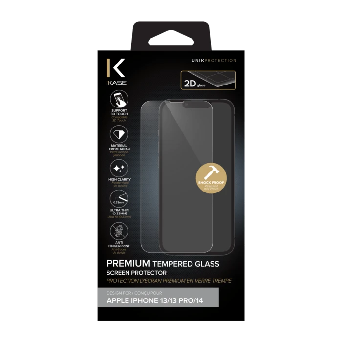 Protecteur D'écran En Verre Trempé De Qualité Supérieure Pour Apple IPhone 13/ 13 Pro/ 14, Transparent 8 Protecteur D'écran En Verre Trempé De Qualité Supérieure Pour Apple IPhone 13/ 13 Pro/ 14, Transparent – Image 6