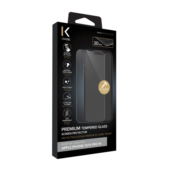 Protecteur D'écran En Verre Trempé De Qualité Supérieure Pour Apple IPhone 13/ 13 Pro/ 14, Transparent 9 Protecteur D'écran En Verre Trempé De Qualité Supérieure Pour Apple IPhone 13/ 13 Pro/ 14, Transparent – Image 7