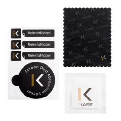 Protection D’écran Antibactérienne En Verre Trempé Ultra-résistant (100% De Surface Couverte) Pour Apple IPhone 13/ 13Pro/ 14, Noir -TheKase Elegant Boutique 162975 large