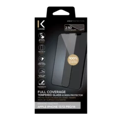 Protection D'écran En Verre Trempé (100% De Surface Couverte) Pour Apple IPhone 13/ 13 Pro/ 14, Noir -TheKase Elegant Boutique 162985 large
