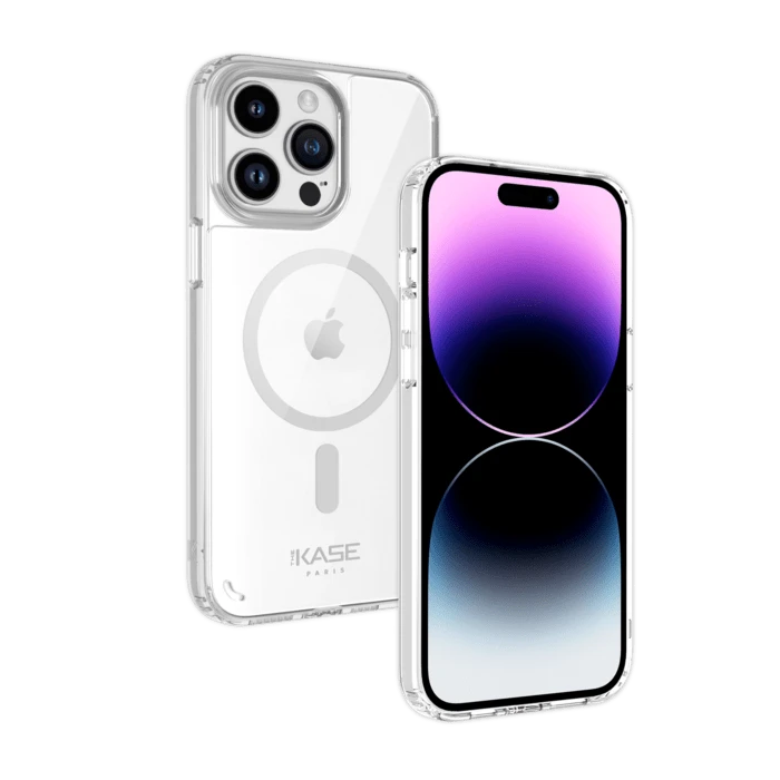 Coque Antibactérienne Antichoc Magnétique Invisible Pour Apple IPhone 14 Pro Max, Transparente 3 Coque Antibactérienne Antichoc Magnétique Invisible Pour Apple IPhone 14 Pro Max, Transparente