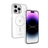 Coque Antibactérienne Antichoc Magnétique Invisible Pour Apple IPhone 14 Pro, Transparente