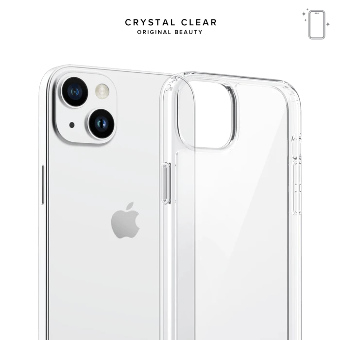 Coque Hybride Invisible Pour Apple IPhone 13, Transparente 8 Coque Hybride Invisible Pour Apple IPhone 13, Transparente – Image 6