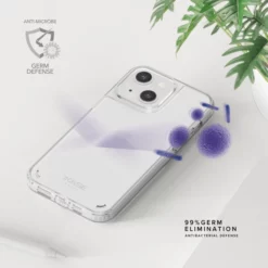 Coque Antibactérienne Antichoc Hybride Invisible Pour Apple IPhone 13 Mini, Transparente 14 Coque Antibactérienne Antichoc Hybride Invisible Pour Apple IPhone 13 Mini, Transparente -TheKase Elegant Boutique 163053 large