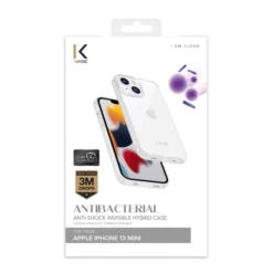 Coque Antibactérienne Antichoc Hybride Invisible Pour Apple IPhone 13 Mini, Transparente 16 Coque Antibactérienne Antichoc Hybride Invisible Pour Apple IPhone 13 Mini, Transparente -TheKase Elegant Boutique 163055 large