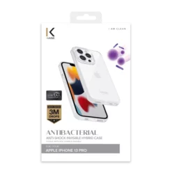 Coque Antibactérienne Antichoc Hybride Invisible Pour Apple IPhone 13 Pro, Transparente 16 Coque Antibactérienne Antichoc Hybride Invisible Pour Apple IPhone 13 Pro, Transparente -TheKase Elegant Boutique 163071 large