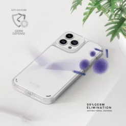 Coque Antibactérienne Antichoc Hybride Invisible Pour Apple IPhone 13 Pro Max, Transparente -TheKase Elegant Boutique 163073 large