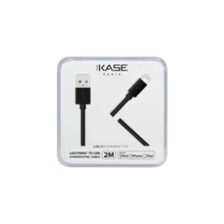 Câble Lightning Certifié MFi Apple Charge/Sync (2M), Noir De Jais -TheKase Elegant Boutique 69001 large