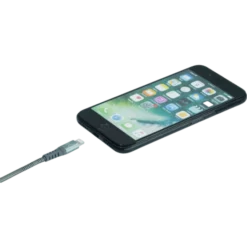 Câble Lightning® Certifié MFi Apple Vers USB Charge/sync En Acier Inoxydable Ultra Solide (1M), Gris Sidéral -TheKase Elegant Boutique 98026 large