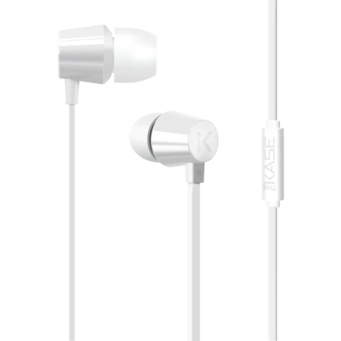 K Ecouteurs Intra-auriculaires, Blanc Lumineux 3 K Ecouteurs Intra-auriculaires, Blanc Lumineux