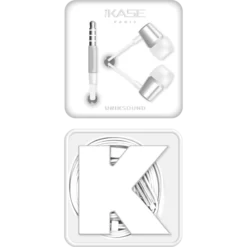 K Ecouteurs Intra-auriculaires, Argent Métallique -TheKase Elegant Boutique 98591 large
