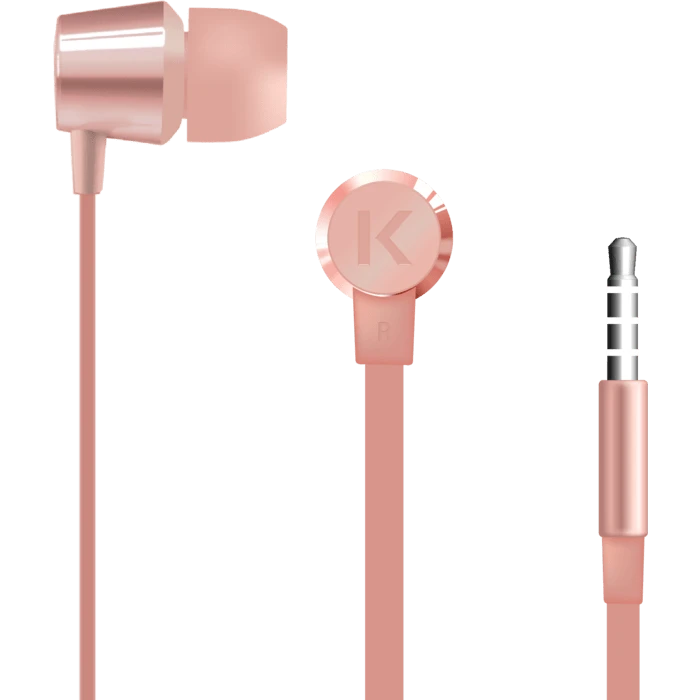 K Ecouteurs Intra-auriculaires, Or Rose 4 K Ecouteurs Intra-auriculaires, Or Rose – Image 2