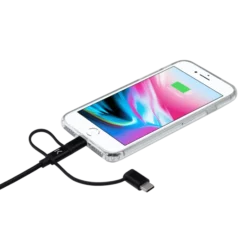 Câble USB Charge/sync 3-en-1 Vers Micro-USB, Lightning® Certifié MFi Apple & Type C Tressé Métallisé (1M) 9 Câble USB Charge/sync 3-en-1 Vers Micro-USB, Lightning® Certifié MFi Apple & Type C Tressé Métallisé (1M) -TheKase Elegant Boutique 98971 large